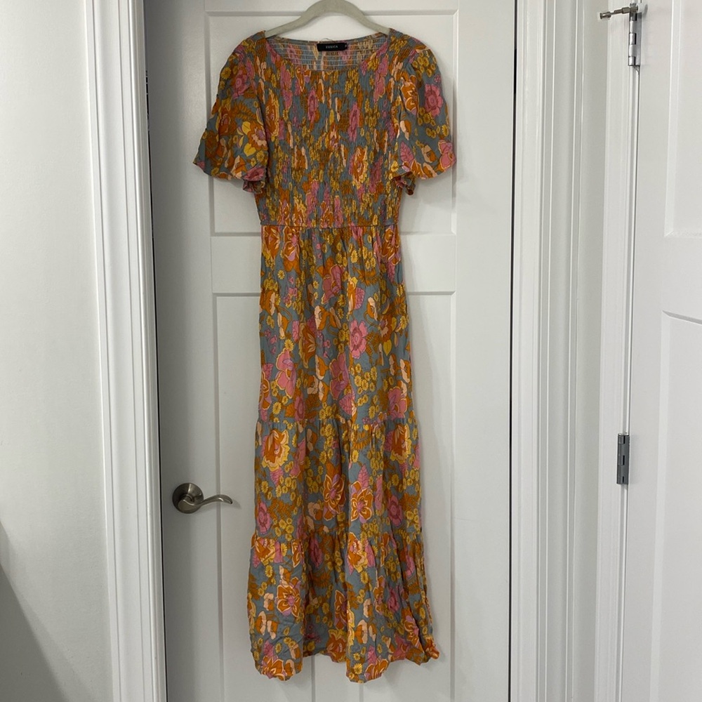 Floral midi dress